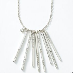 Touchstone Crystal Sparkling Sticks Necklace NIB